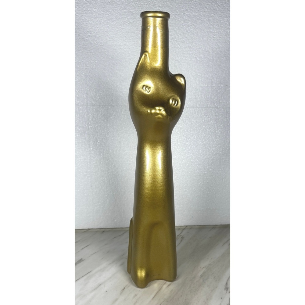 Moselland Gold Cat Riesling Bottle 2012 Rheinhessen Germany 500ml Vintage Decor